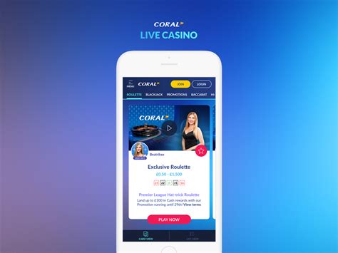 coral live casino app